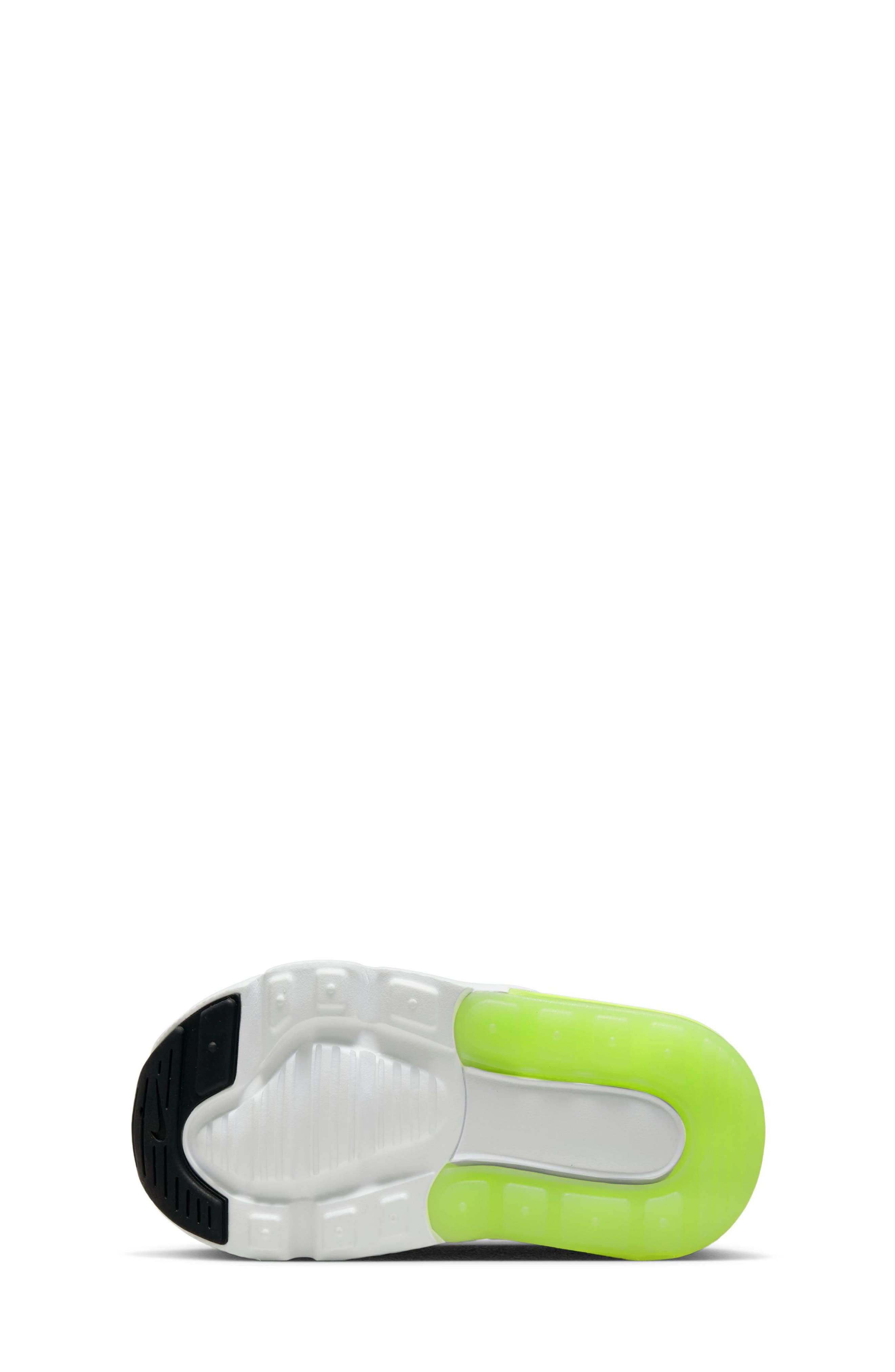 Kids' Air Max 270 Sneaker, Alternate, color, BLACK/ WHITE/ BRIGHT SPRUCE