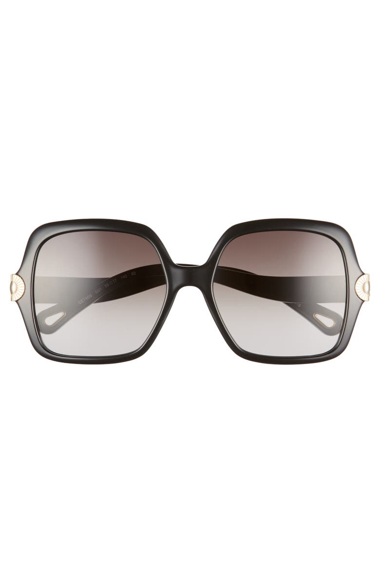 Chloé Vera 55mm Square Sunglasses, Alternate, color,