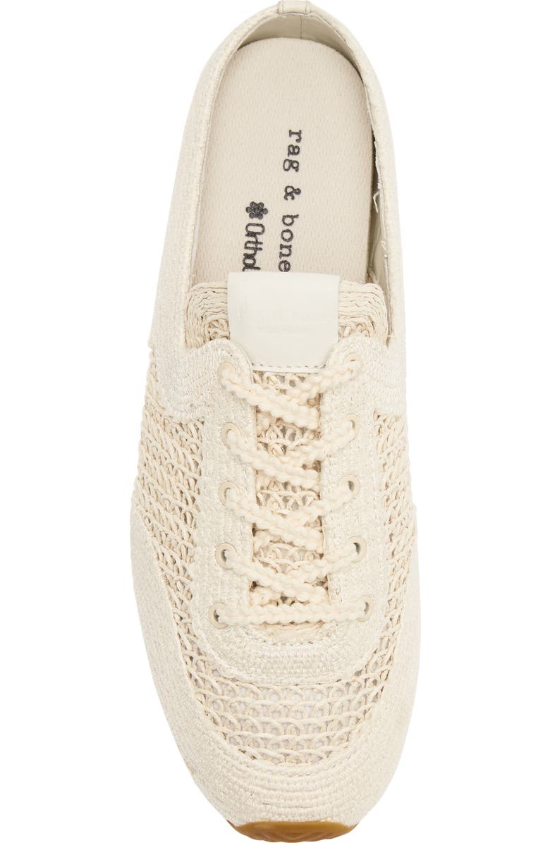 rag & bone Retro Runner Slim Ultra Mule, Alternate, color, Beige