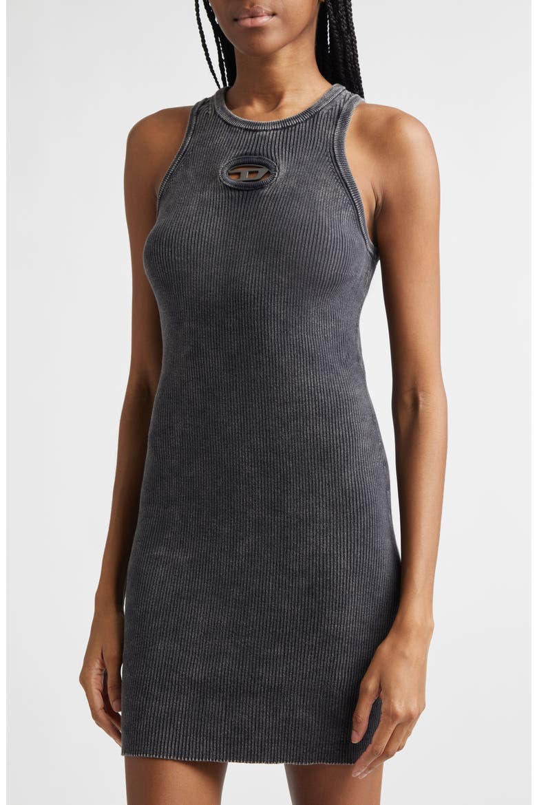 M-Anchorage-SL Rib Body-Con Minidress, Alternate, color, BLACK