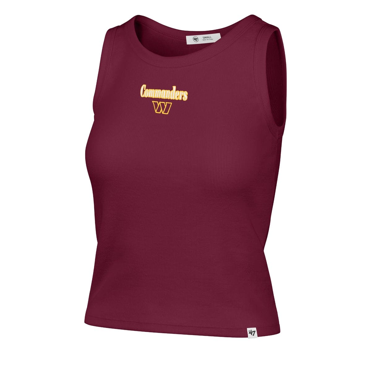 '47 Women's '47 Burgundy Washington Commanders Cropped Straight Cut ...