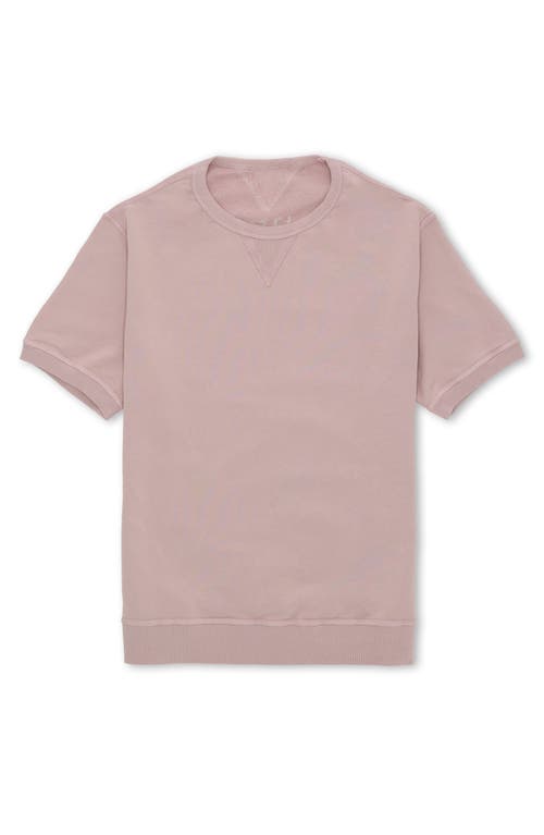 Fortela Ohio Brushed Jersey Short Sleeve Sweatshirt In Multi