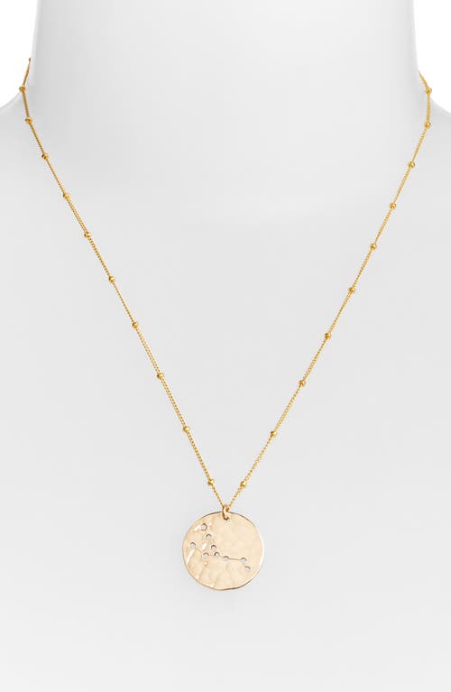 Nashelle Constellation Pendant Necklace In Gold Fill Taurus