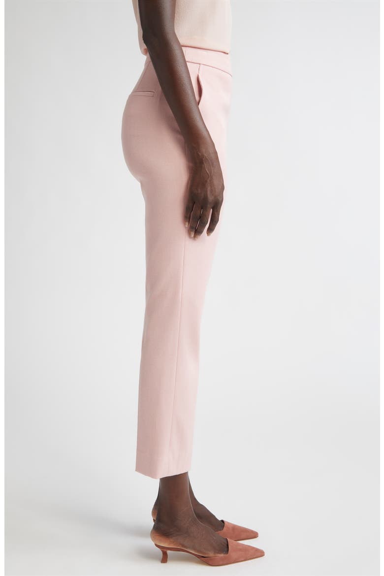 Emma Mélange Stretch Twill Crop Pants, Alternate, color, PINK