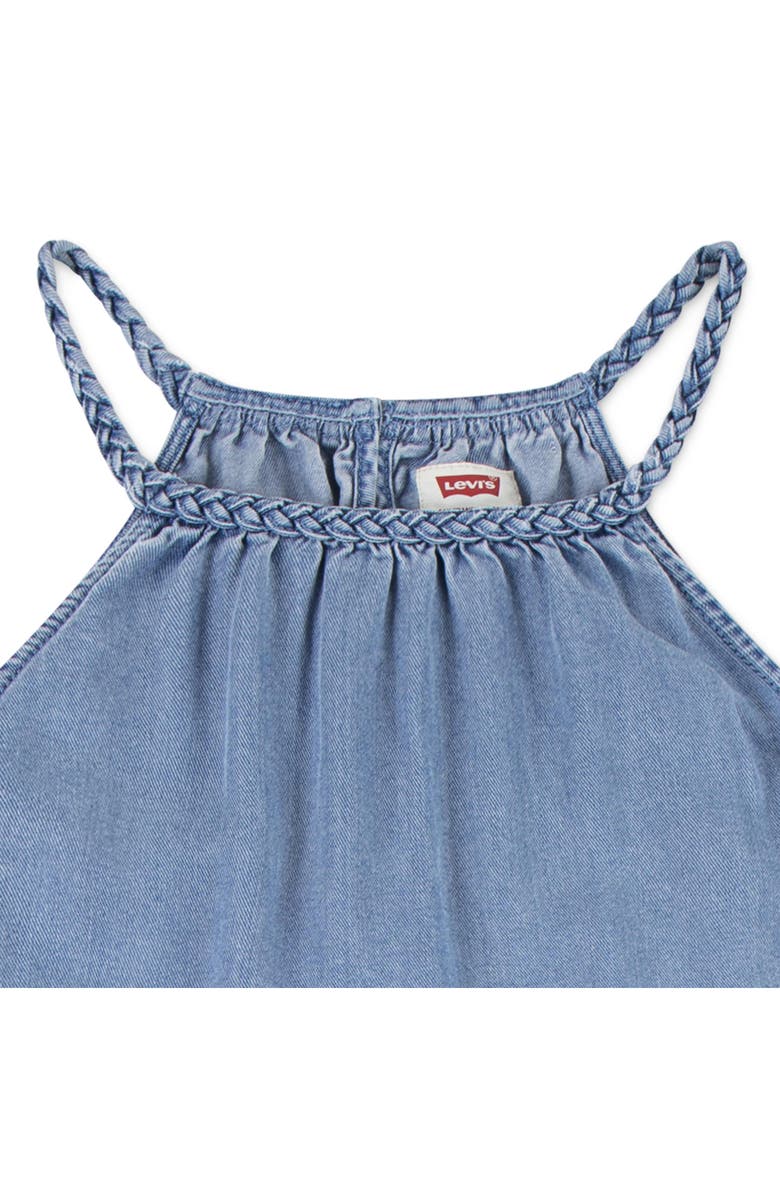 Levi's<sup>®</sup> Kids' Chambray Tiered Halter Dress, Alternate, color, 