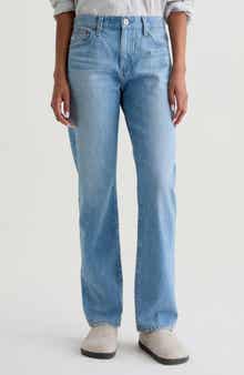 AG The Boyfriend Mid Rise Straight Leg Jeans