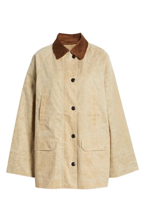 Alex Mill Madison Waxed Cotton Jacket In Khaki