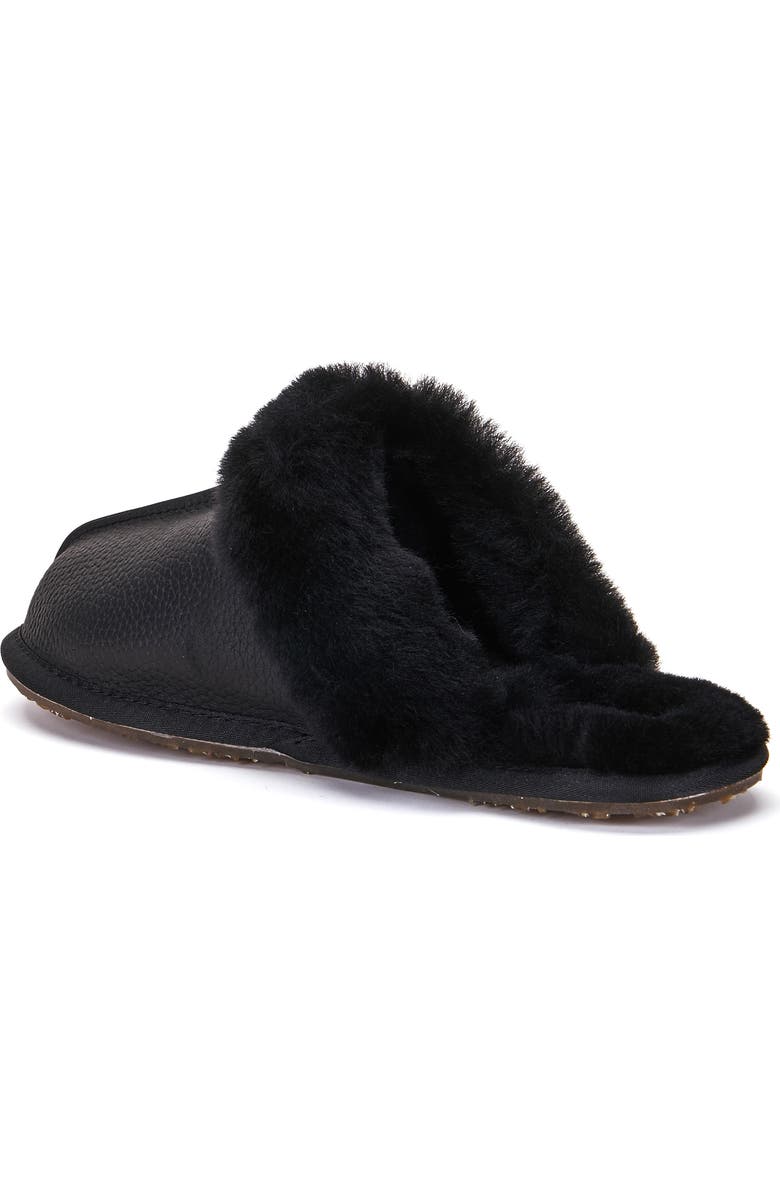 Australia Luxe Collective Genuine Shearling Mule Slipper, Alternate, color, Crow