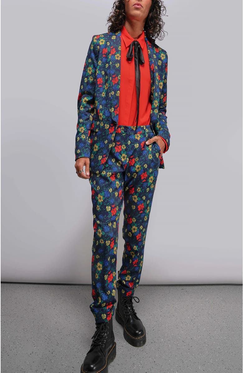 WILDFANG The Empower Tux Blazer, Alternate, color, Wildflower Chili