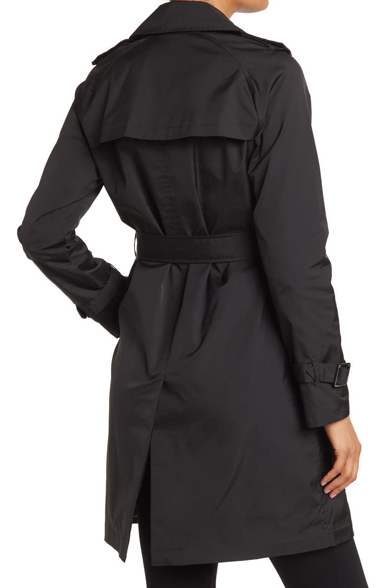 Michael Kors Missy Solid Trench Coat, Alternate, color, 