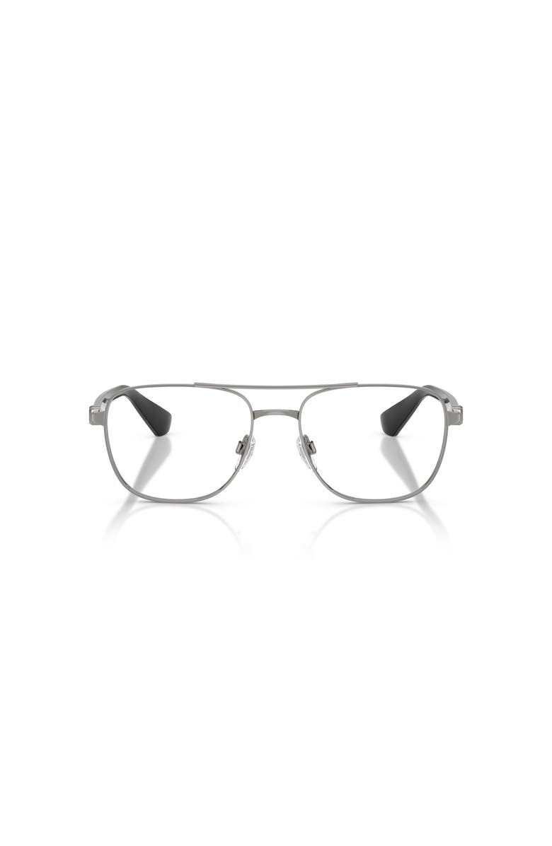 Burberry 56mm Pilot optical glasses, Alternate, color, Silver