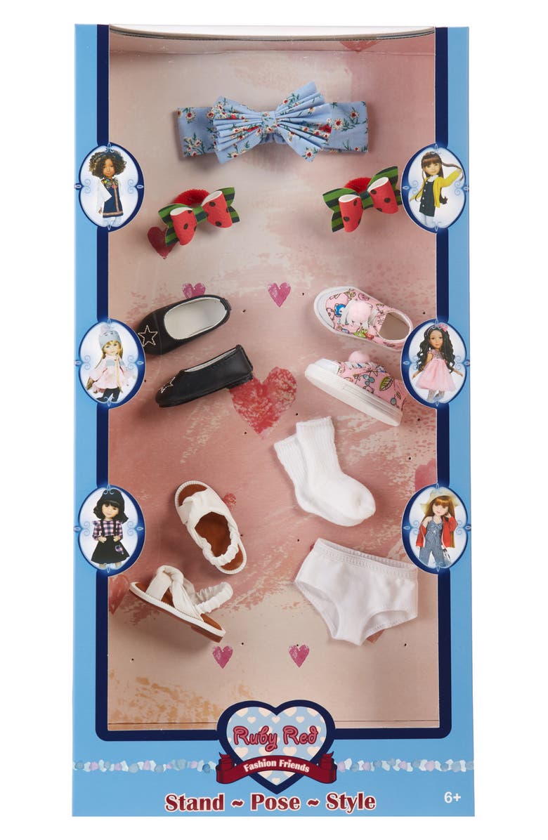 Ruby Red Fashion Friends Accessories Set, Main, color, 