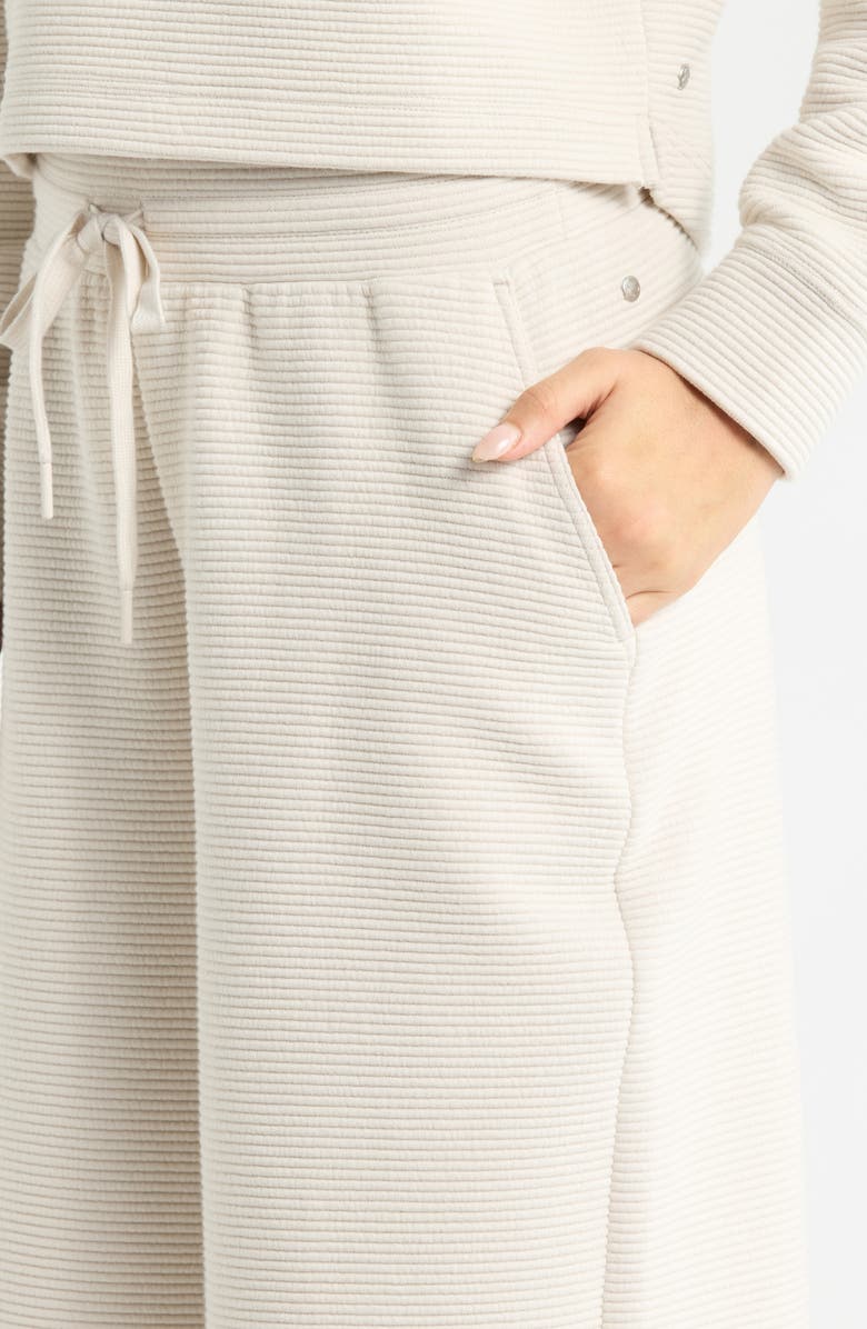 Zella Ottoman Wide Leg Drawstring Pants, Alternate, color, Grey Moonbeam