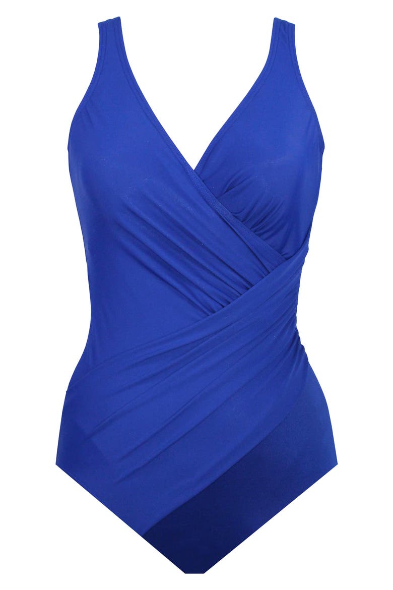 Oceanus One-Piece Swimsuit, Alternate, color, AZL