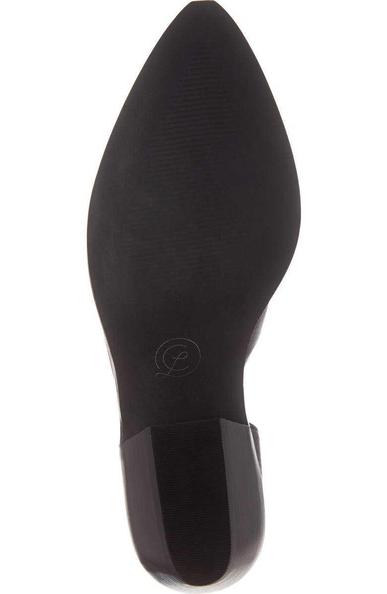 Chinese Laundry Matcha d'Orsay Flat, Alternate, color, Black Leather