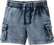 Andy & Evan Kids' Drawstring Knit Denim Shorts