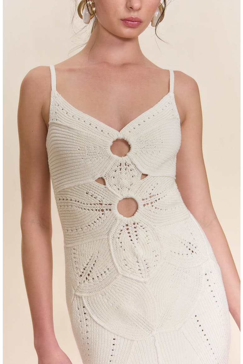 Marlow Knit Minidress, Alternate, color, OFF WHITE