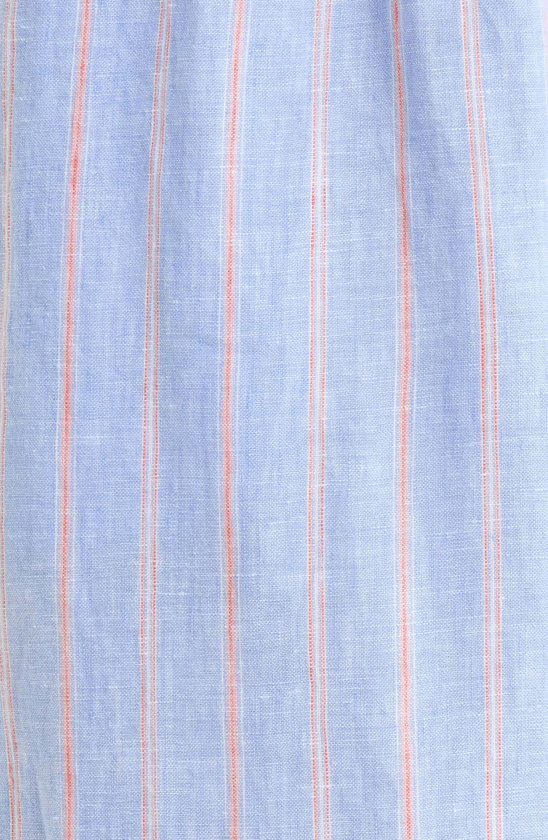 Tommy Bahama Sea Salt Bay Stripe Linen Drawstring Pants, Alternate, color, Grape Pools