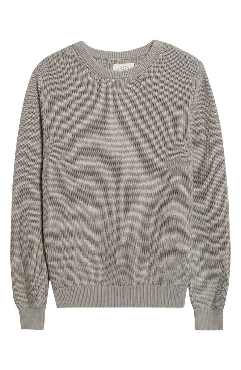 ALEX CRANE Bay Organic Cotton Sweater, Alternate, color, Steel