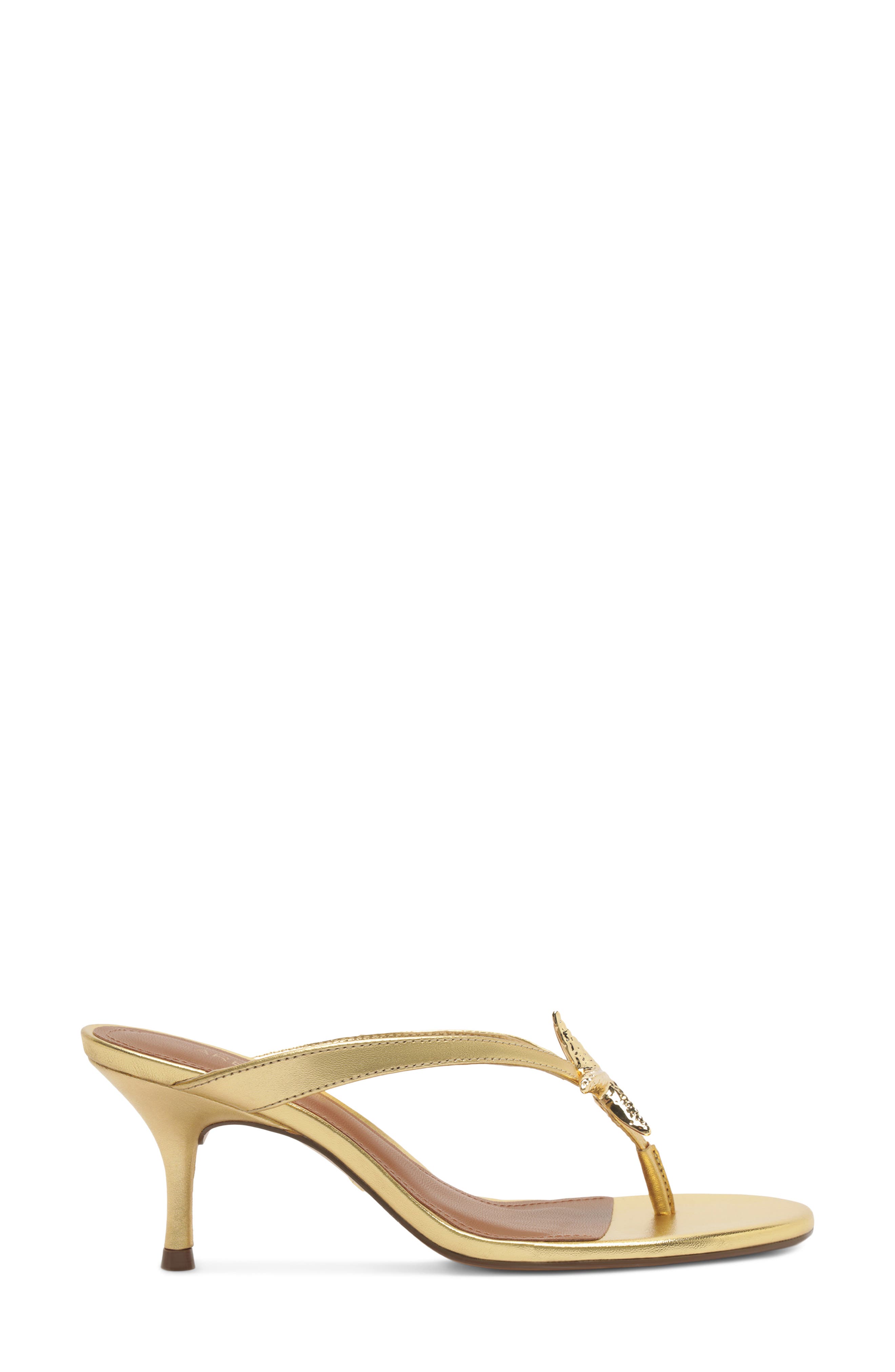Arezzo Yara Sandal, Alternate, color, Gold