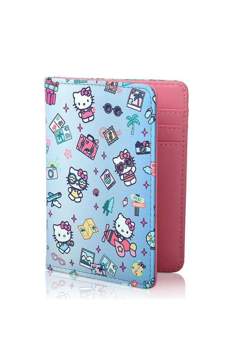 Hello Kitty Cute Passport Holder, Main, color, Light Blue