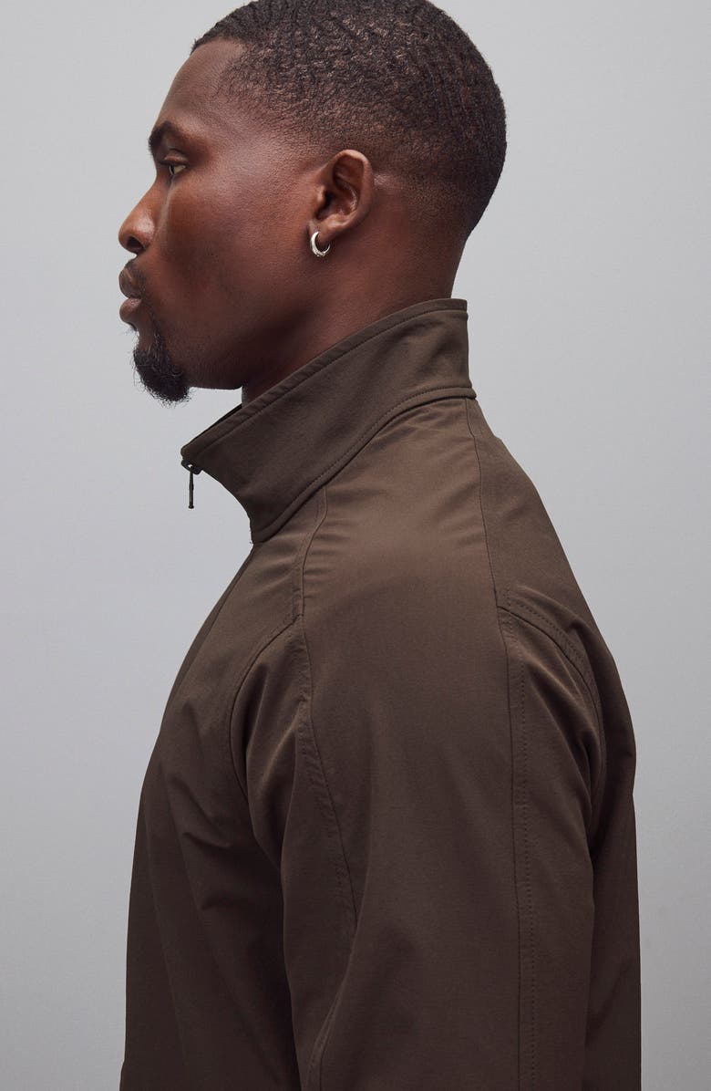 Reigning Champ Stretch Nylon Oxford Team Jacket, Alternate, color, Coffee