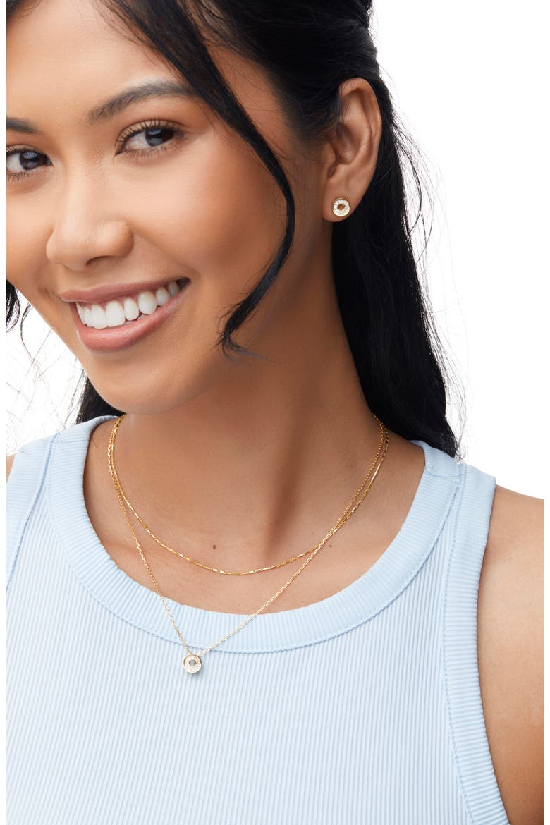 Circle of Life Diamond Pendant Necklace, Alternate, color, 18K YELLOW GOLD