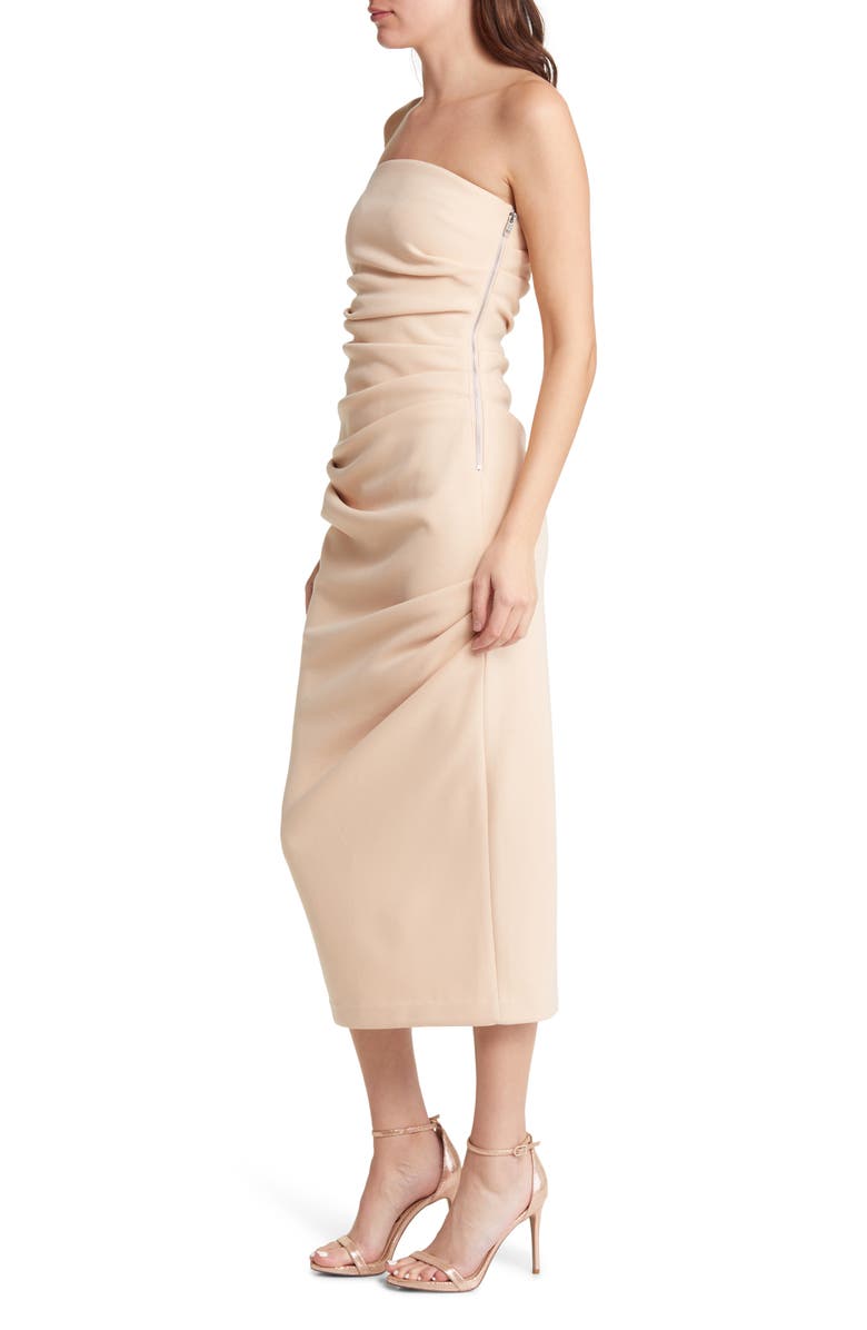 MISHA COLLECTION Calandra Strapless Sheath Dress, Alternate, color, 