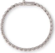 Off-White Large Hex Nut Lab Grown Diamond Bracelet