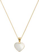 Freya Rose Necklace With MOP Heart