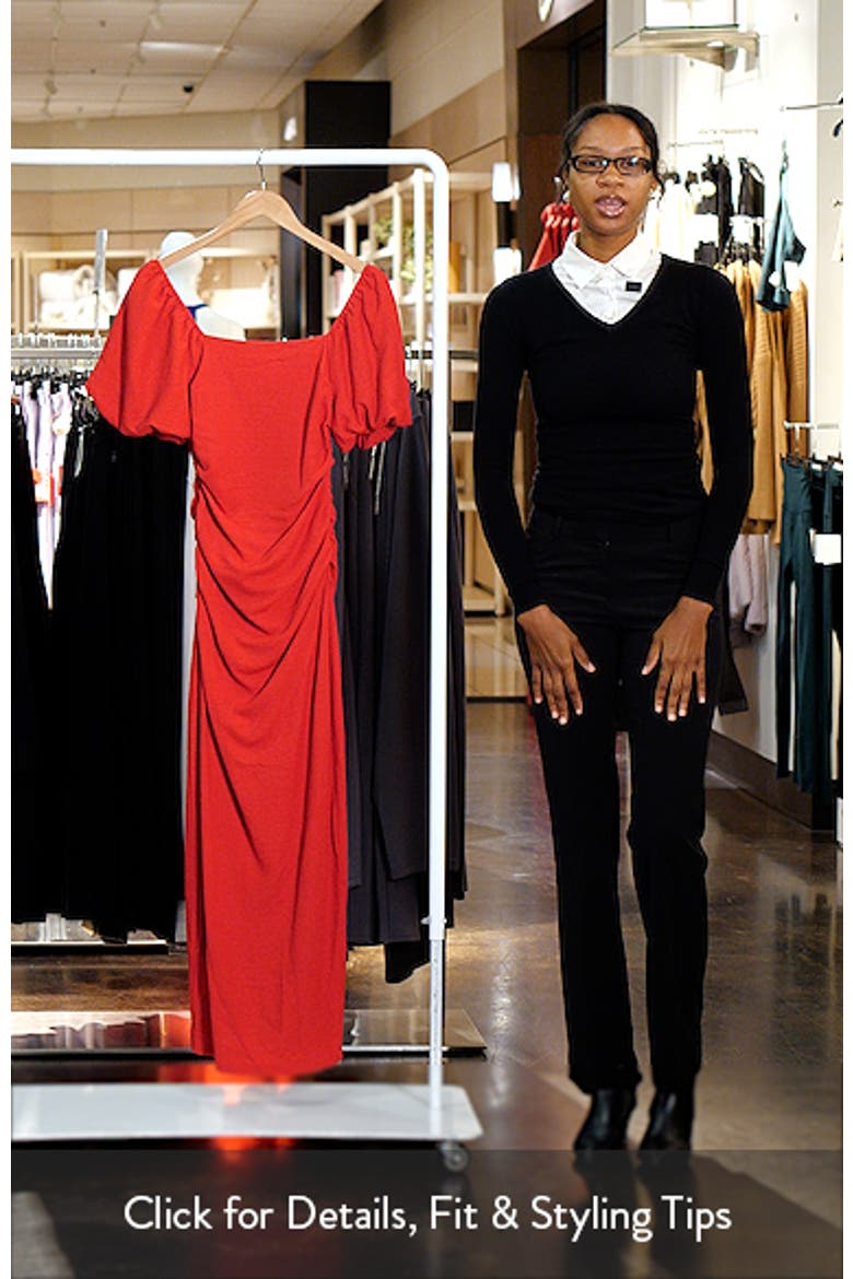 Cary Ruched Sheath Dress video