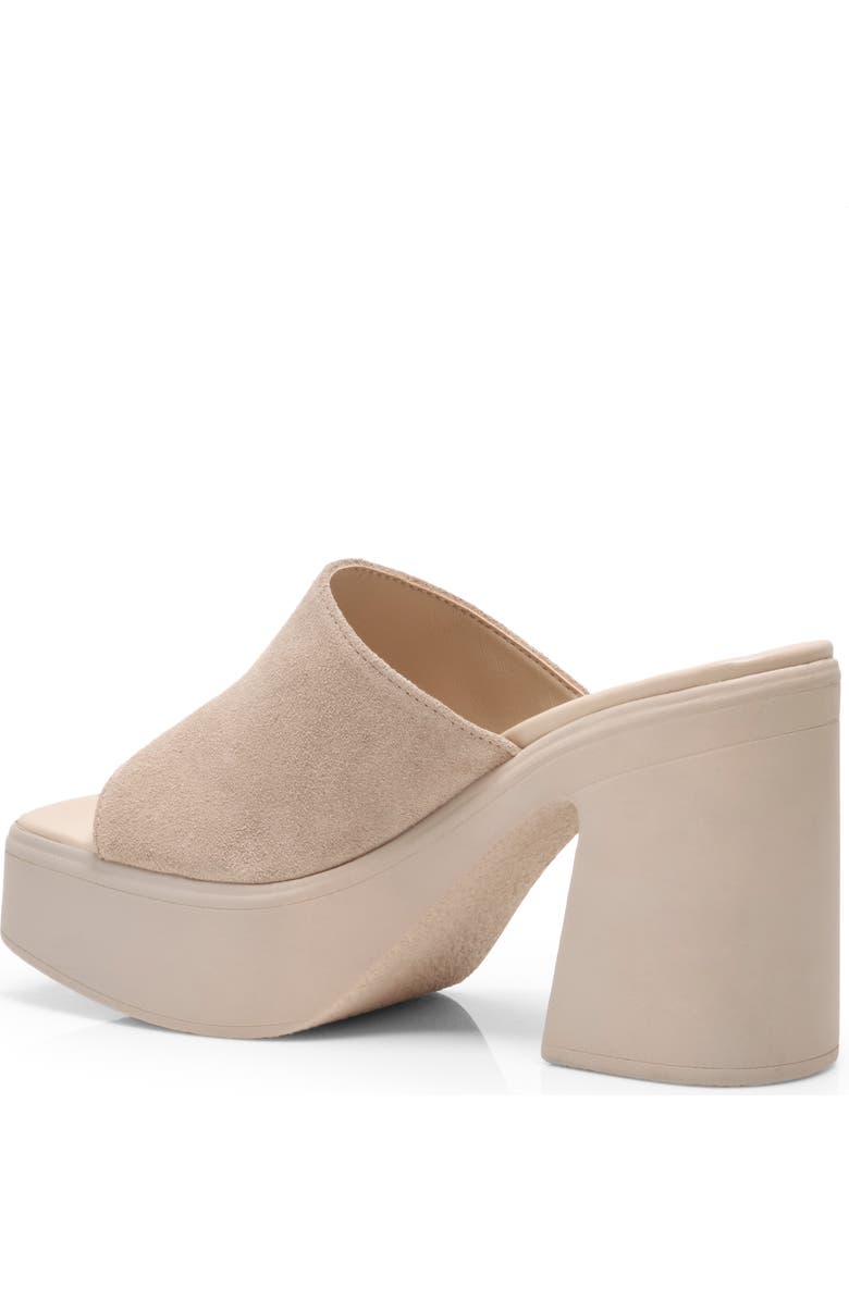 Free People Zoe Platform Slide Sandal, Alternate, color, Diamon Suede