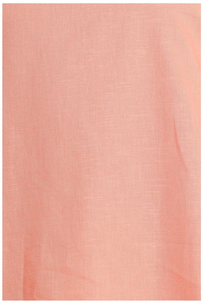 Priyanka Sleeveless Cotton & Linen Dress, Alternate, color, PEACH