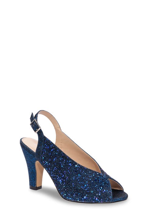 Glory Slingback Peep Toe Pump (Women)
