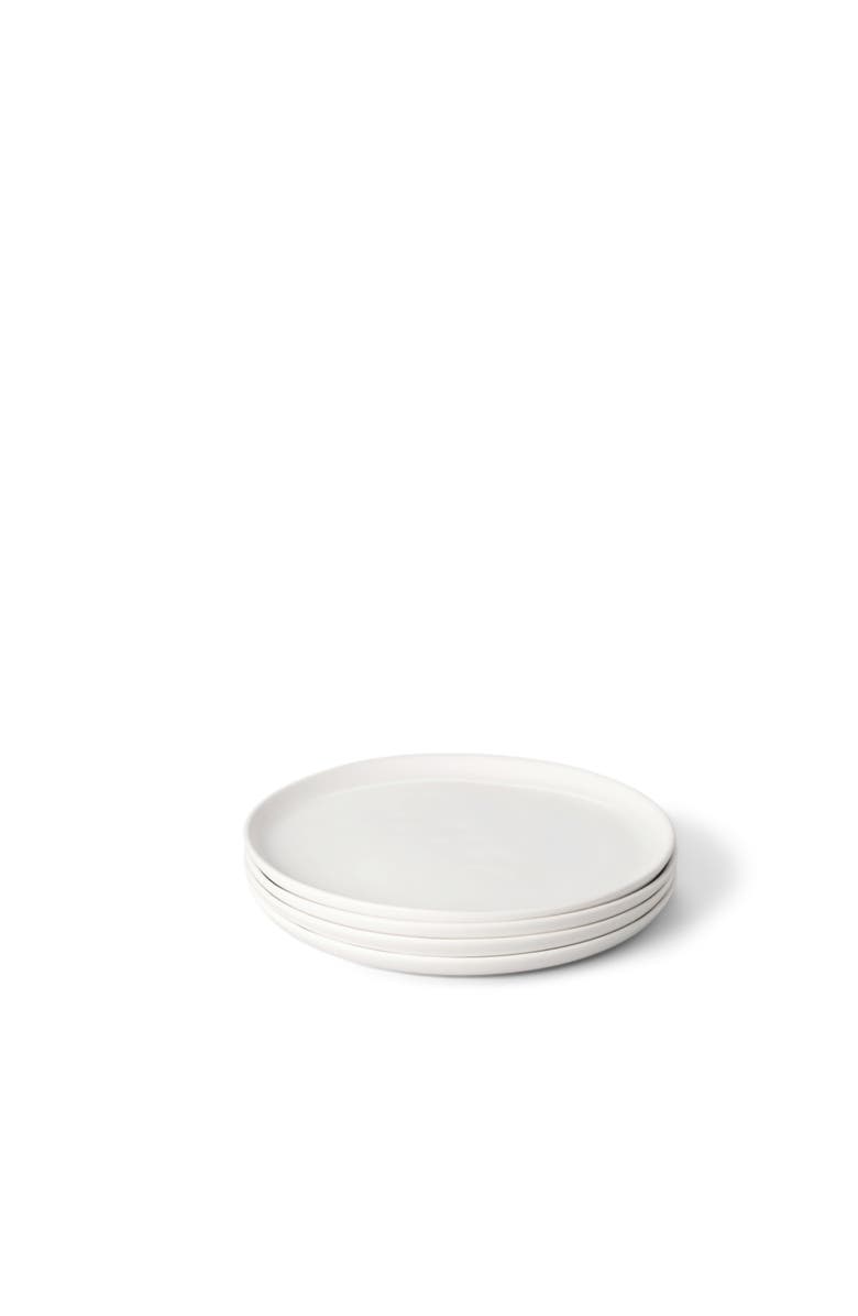 Fable Home Dessert Plates, Main, color, Cloud White
