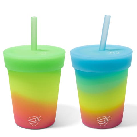 Kids Straw Tumblers 8oz 2 Pack