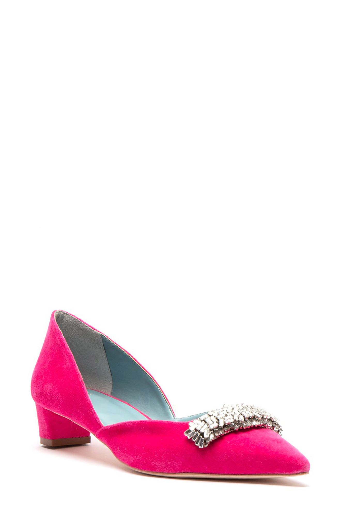 Frances Valentine Paula d'Orsay Pump, Main, color, Pink