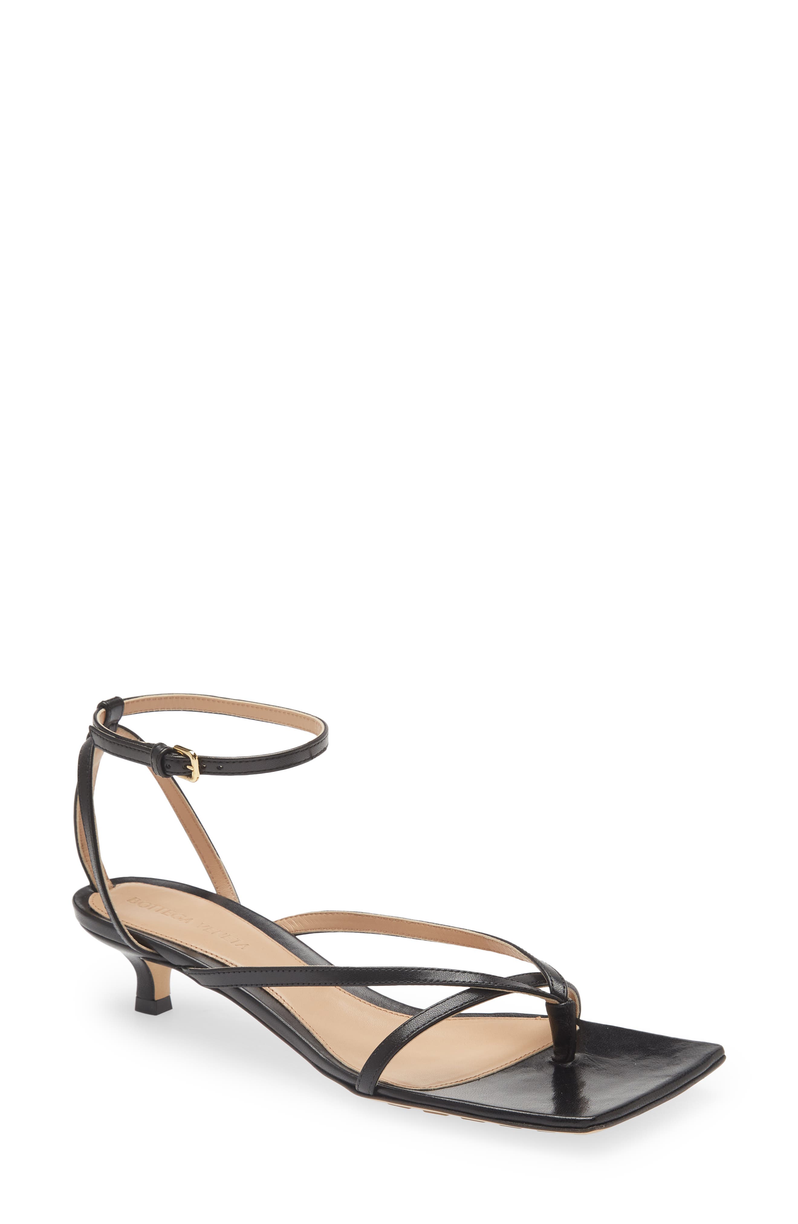 Bottega Veneta Stretch Square Toe Sandal, Main, color, 