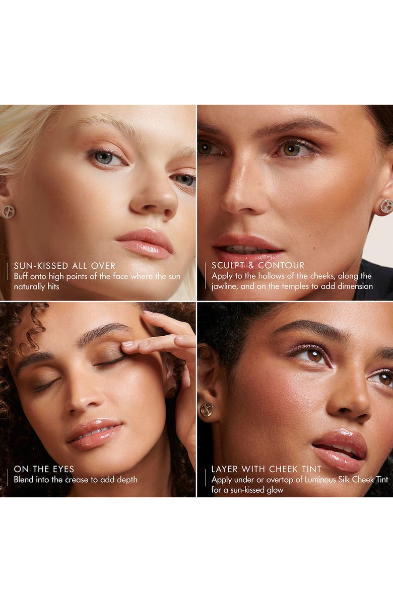 ARMANI beauty Luminous Silk Creamy Bronzing Powder, Alternate, color, 110