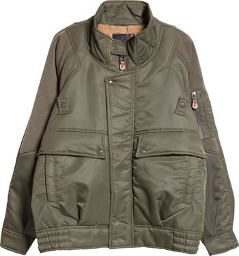 R13 Ribbed Flight Bomber Jacket | Nordstrom R13 Ribbed Flight Bomber Jacket | Nordstrom