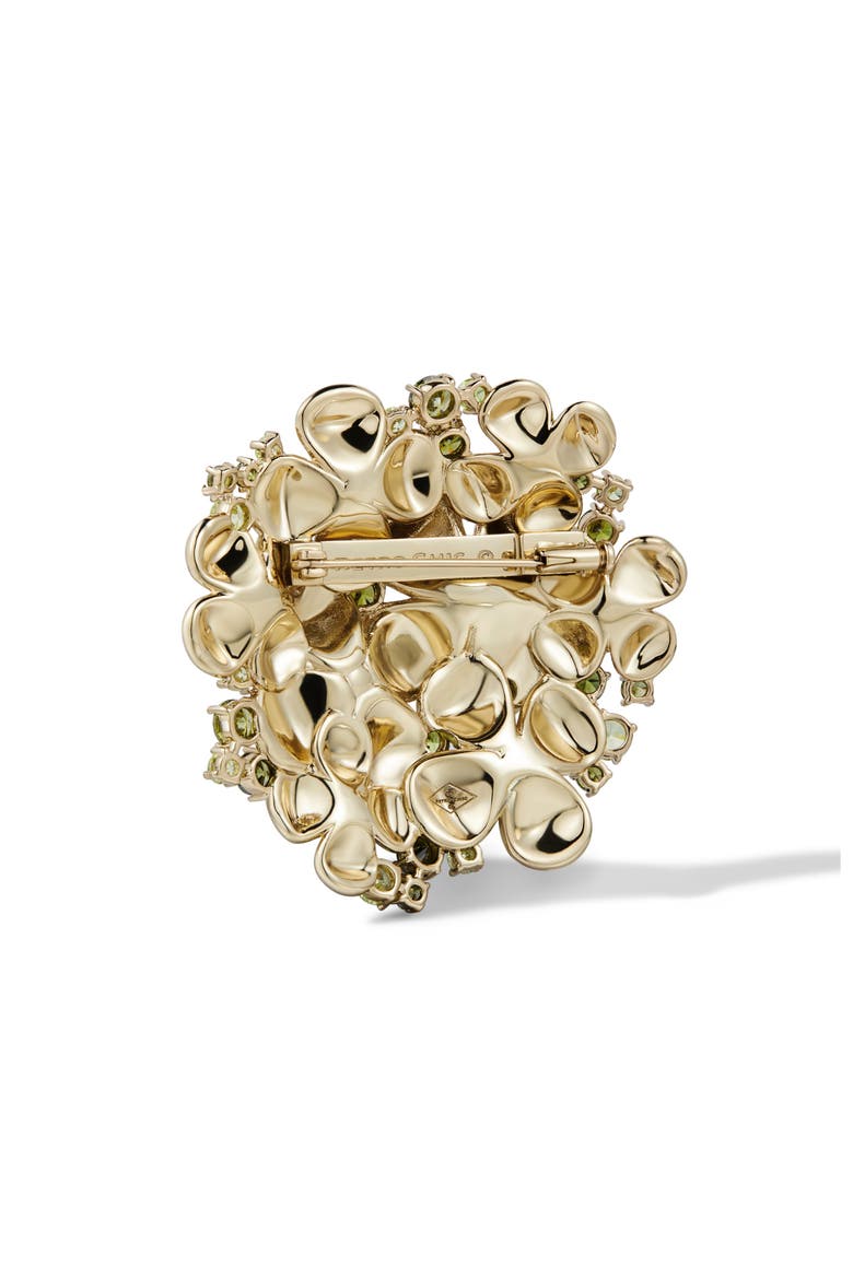 Garden Blossom Brooch, Alternate, color, Gold & White & Yellow