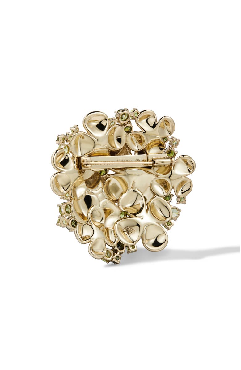 RC RETRO CHIC Garden Blossom Brooch, Alternate, color, Gold & White & Yellow