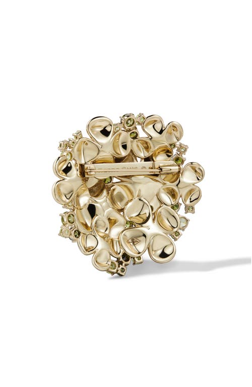 Rc Retro Chic Garden Blossom Brooch In Gold