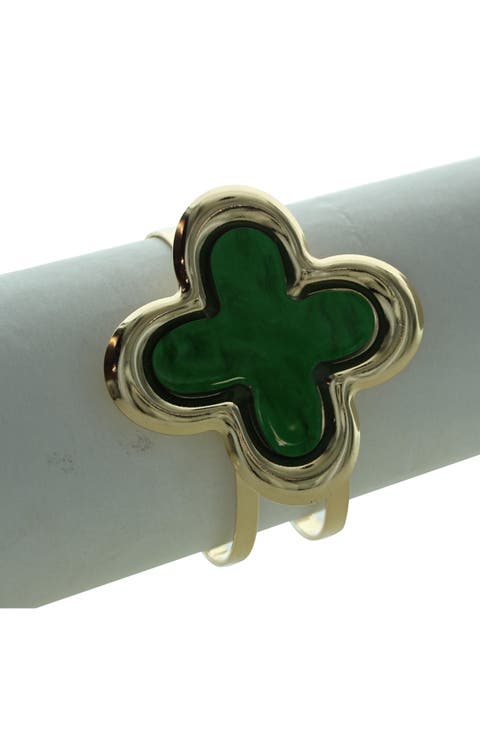 Clover Cuff Bracelet