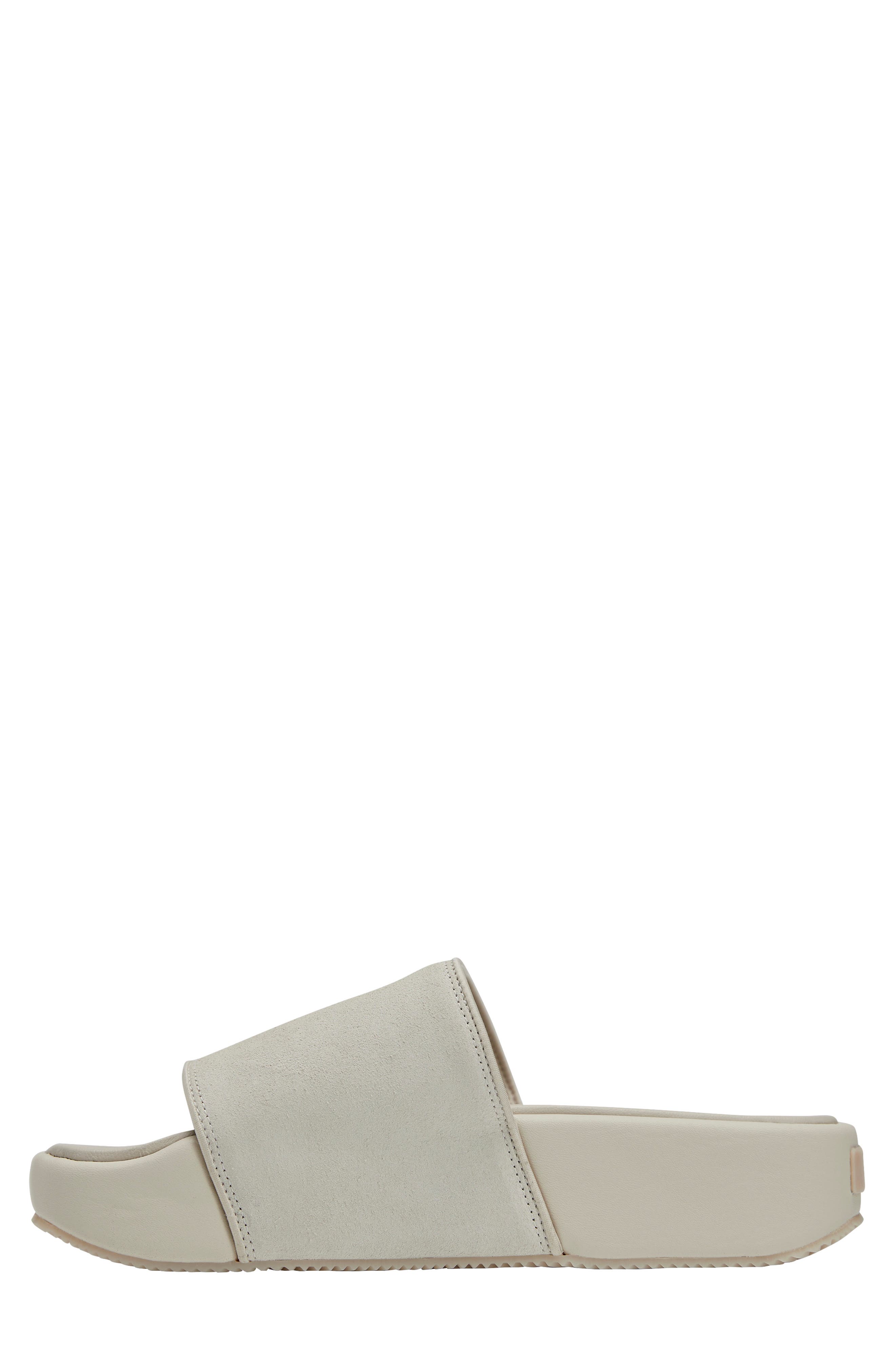 Y-3 Leather Slide Sandal, Alternate, color, 