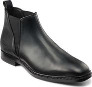 KARL LAGERFELD PARIS Lizard Embossed V-Gore Chelsea Boot