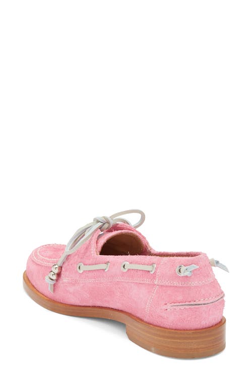 Labucq Nelson Boat Shoe In Animal Print
