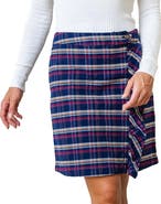 Hope & Henry Women's Organic Flannel Ruffle Skirt