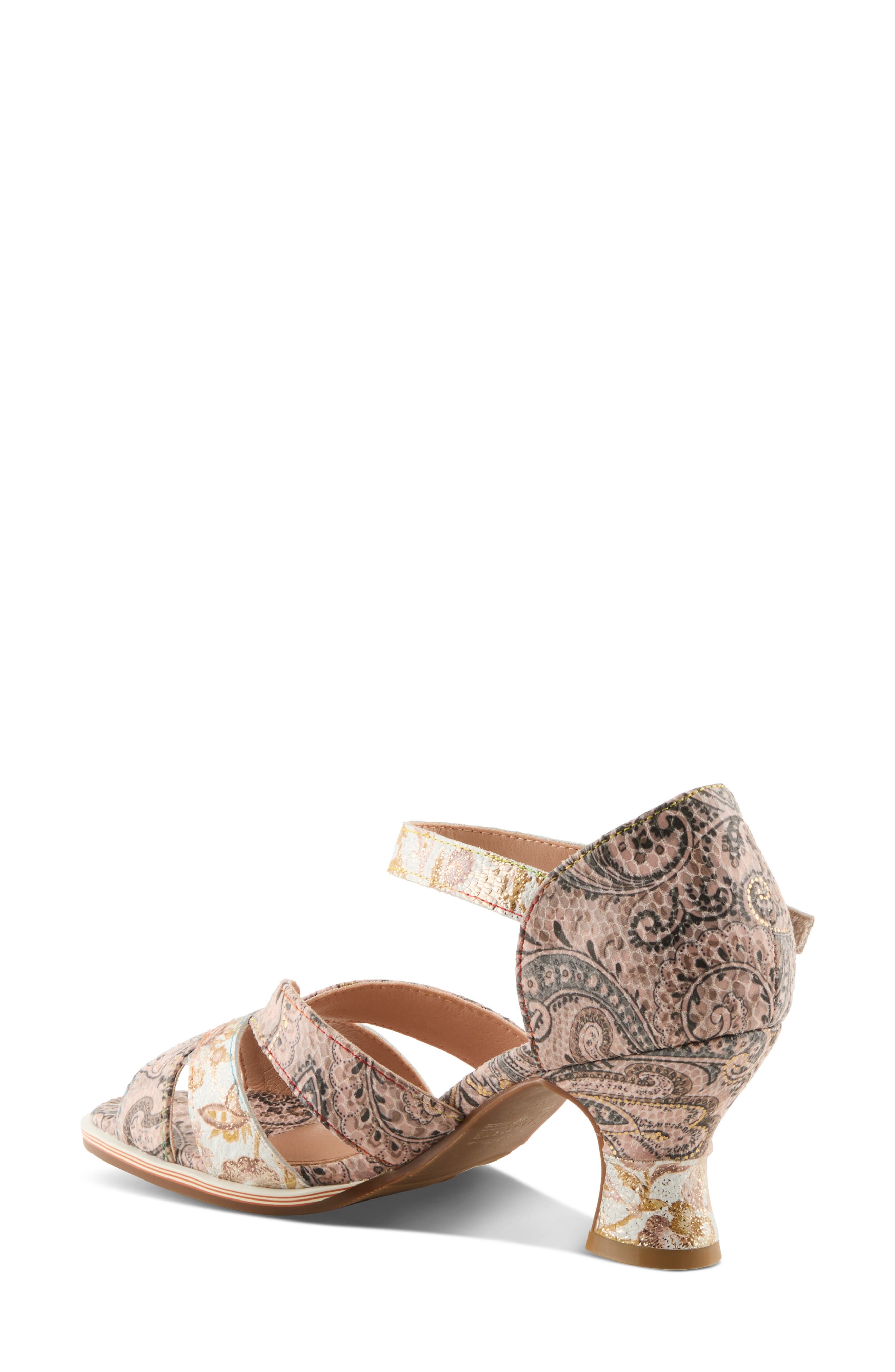 Waltz Ankle Strap Sandal, Alternate, color, PINK MULTI