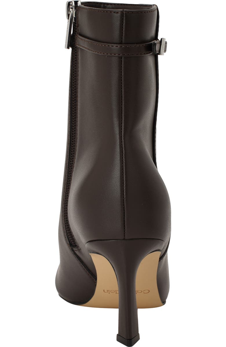 Calvin Klein Alenna Pointed Toe Bootie, Alternate, color, Brown